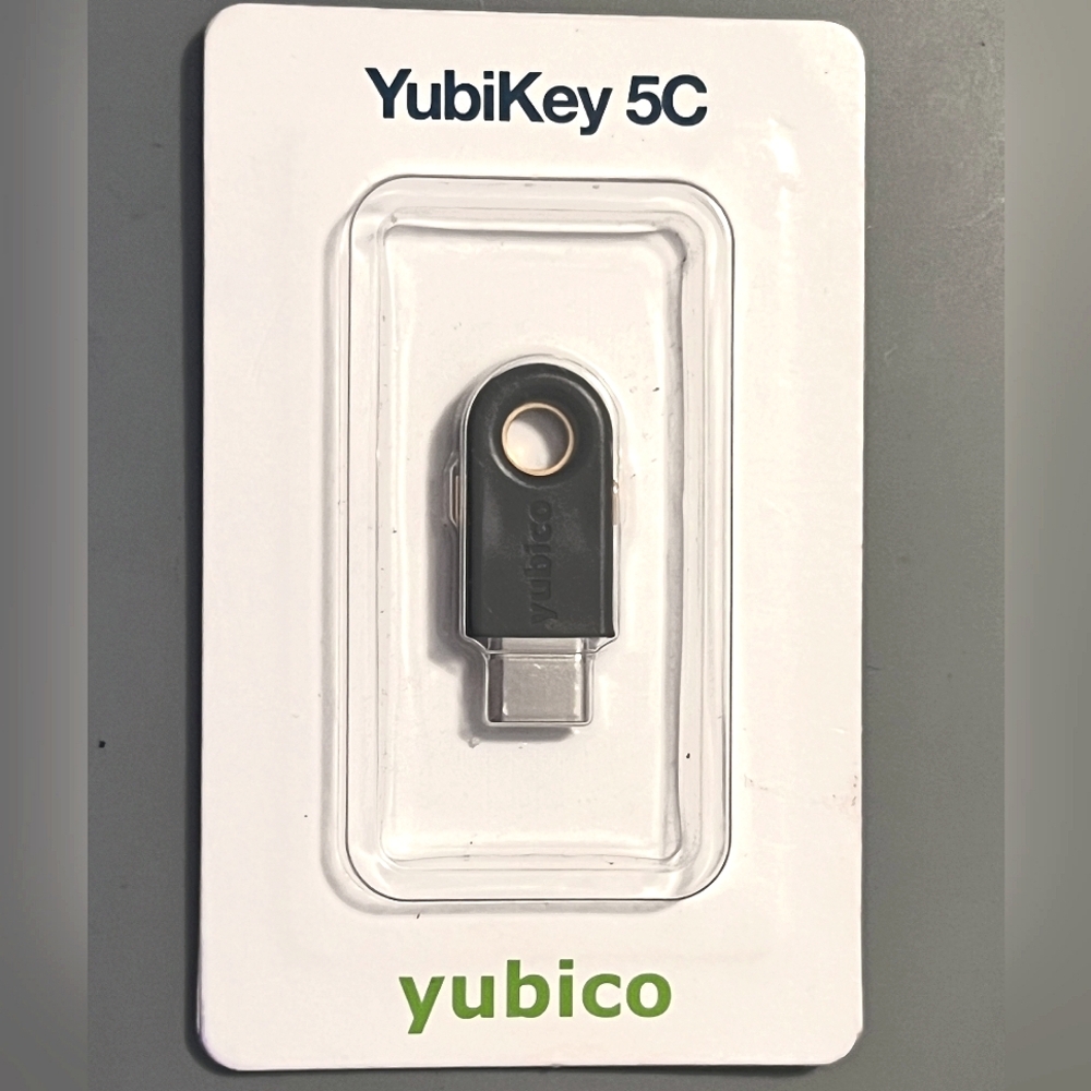 YubiKey 5C - Two Factor Authentication USB Security Key  (New In Package)